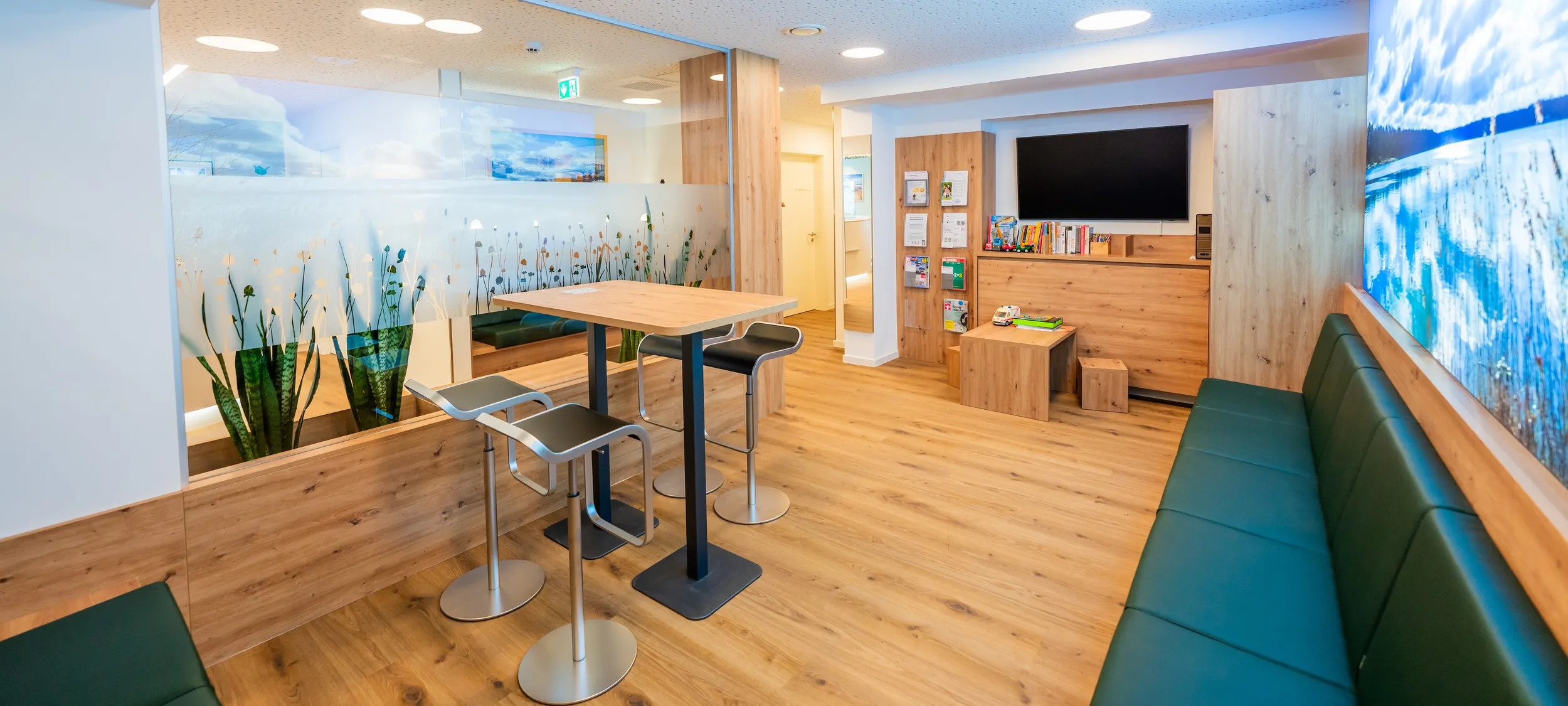 Wartezimmer in Praxis